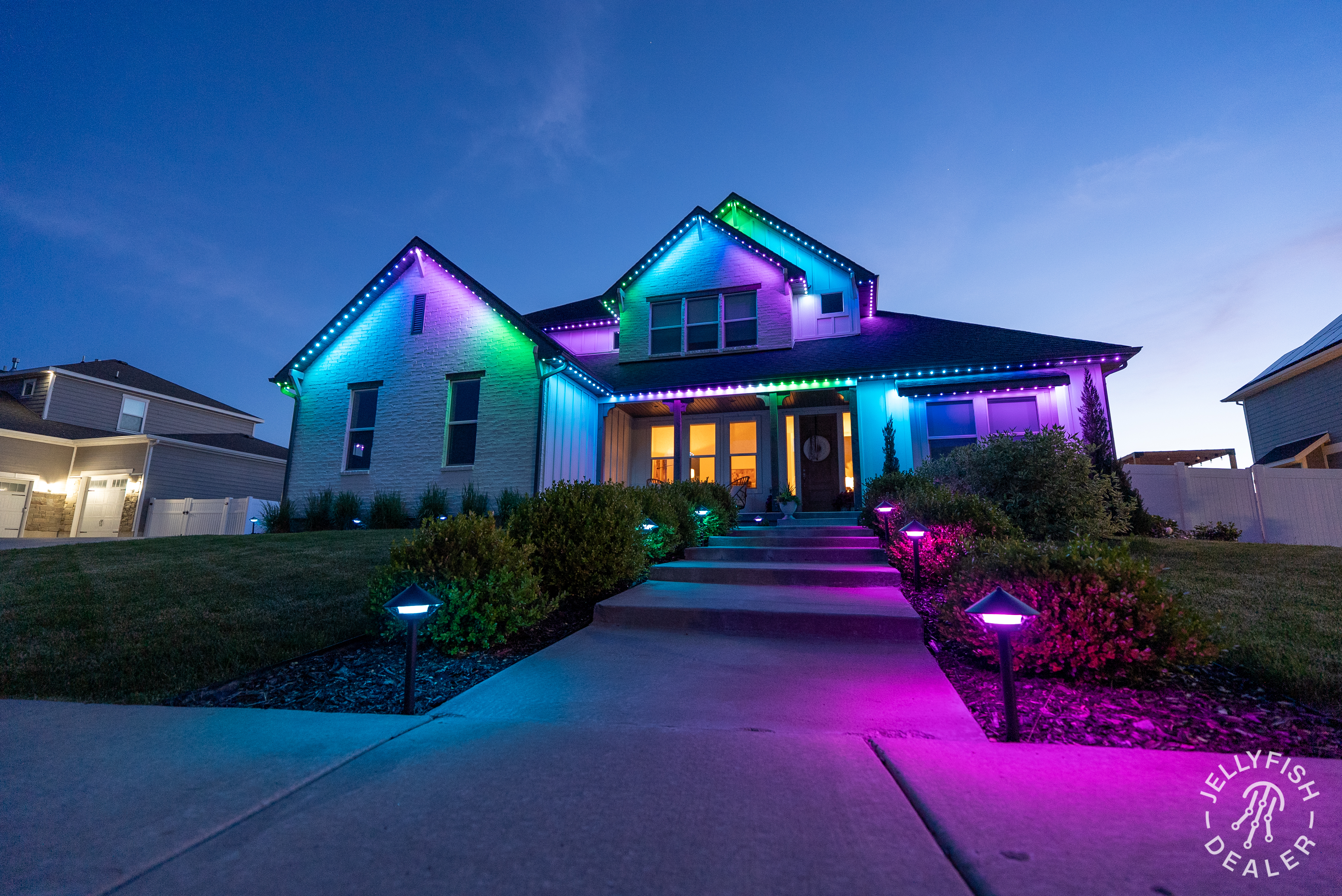Professional LED lighting installation